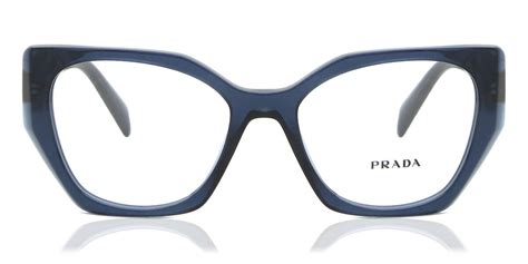 prada eyewear combination frame blue|prada semi rimless eyeglasses.